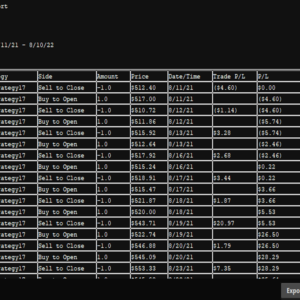 Instructions And Code For Converting Data From ThinkOrSwim to Excel Without Using An API